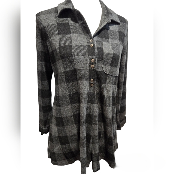 Soft Surroundings Mad about Plaid Tunic - Picture 2 of 5